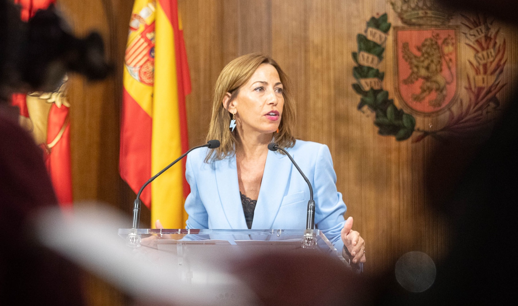 La alcaldesa de Zaragoza, Natalia Chueca.