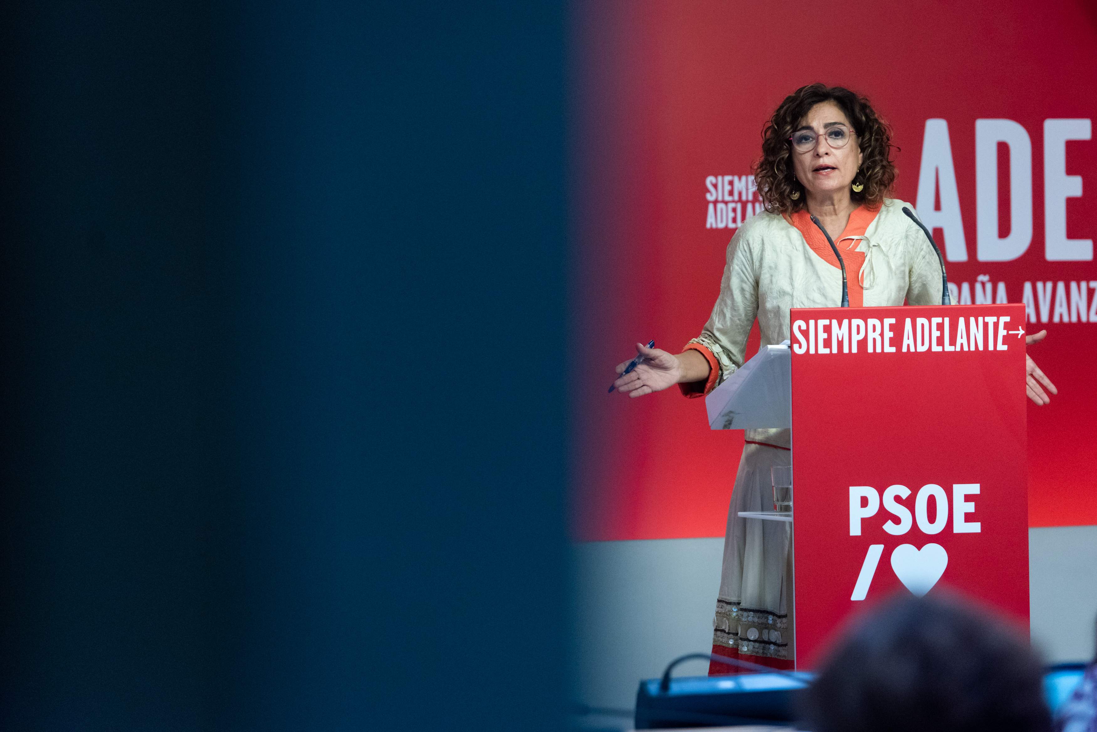 María Jesús Montero comparece tras la reunión de la Comisión Ejecutiva Federal del PSOE