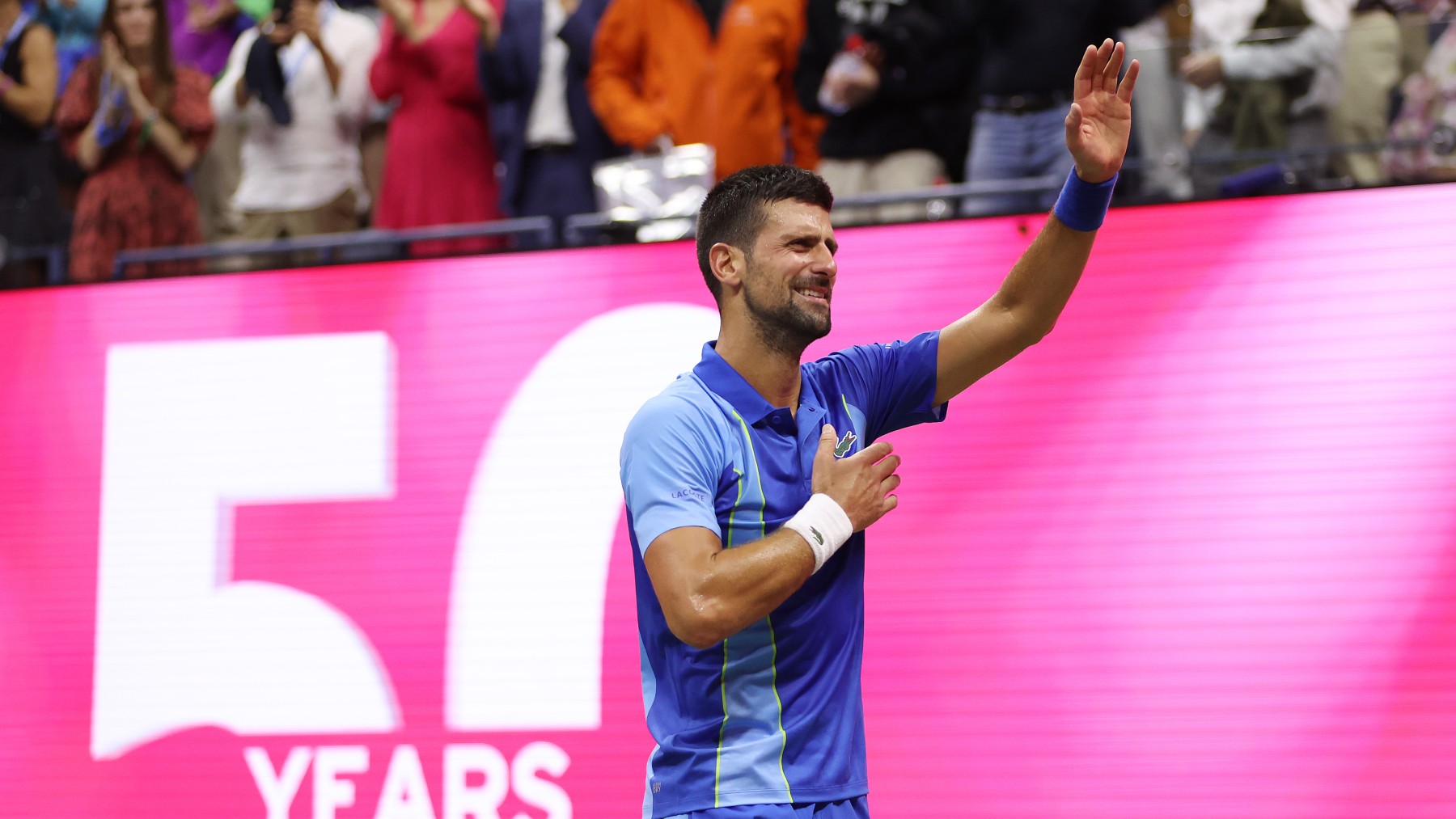 Novak Djokovic, tras conquistar el US Open. (Getty)