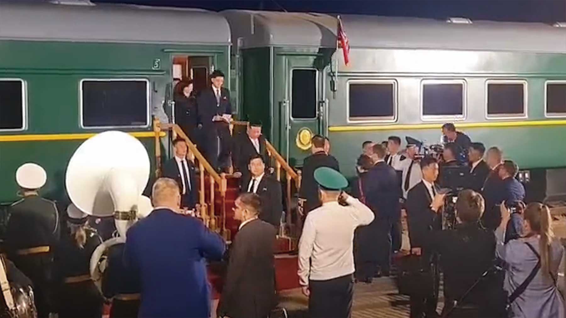 Kim Jong Un llega a Rusia