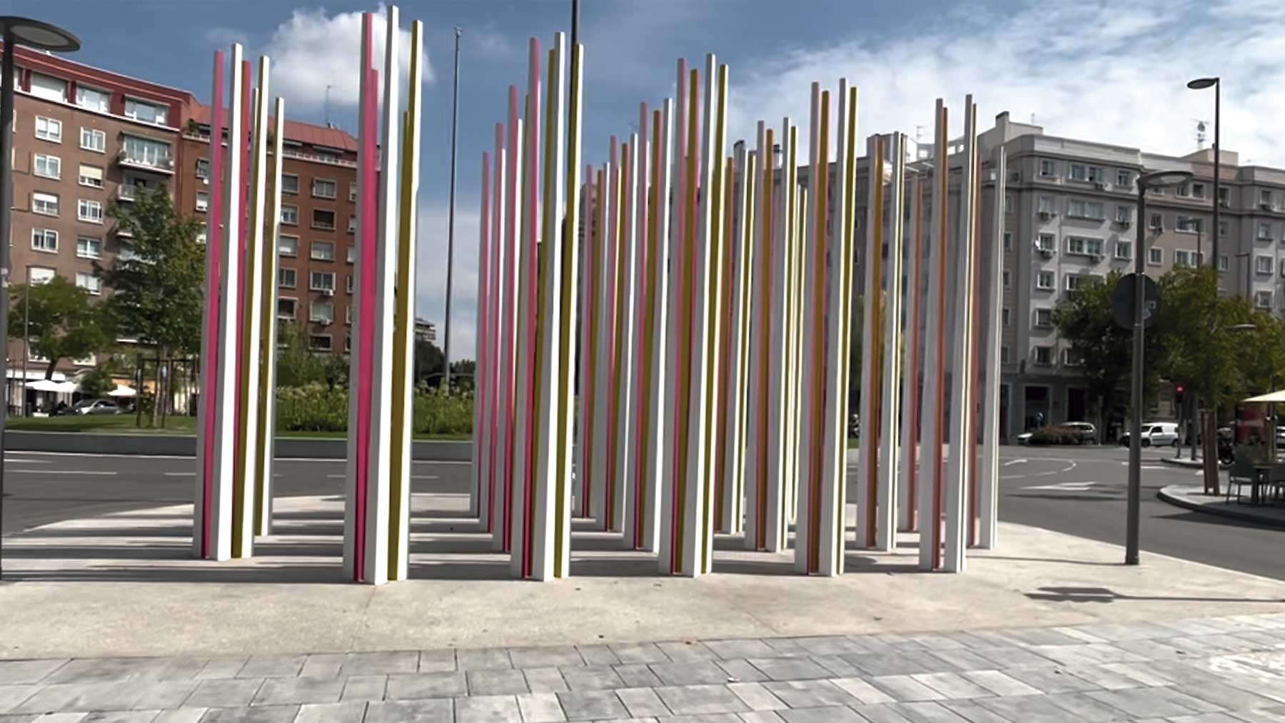 Monumento a las víctimas terrorismo en Madrid.