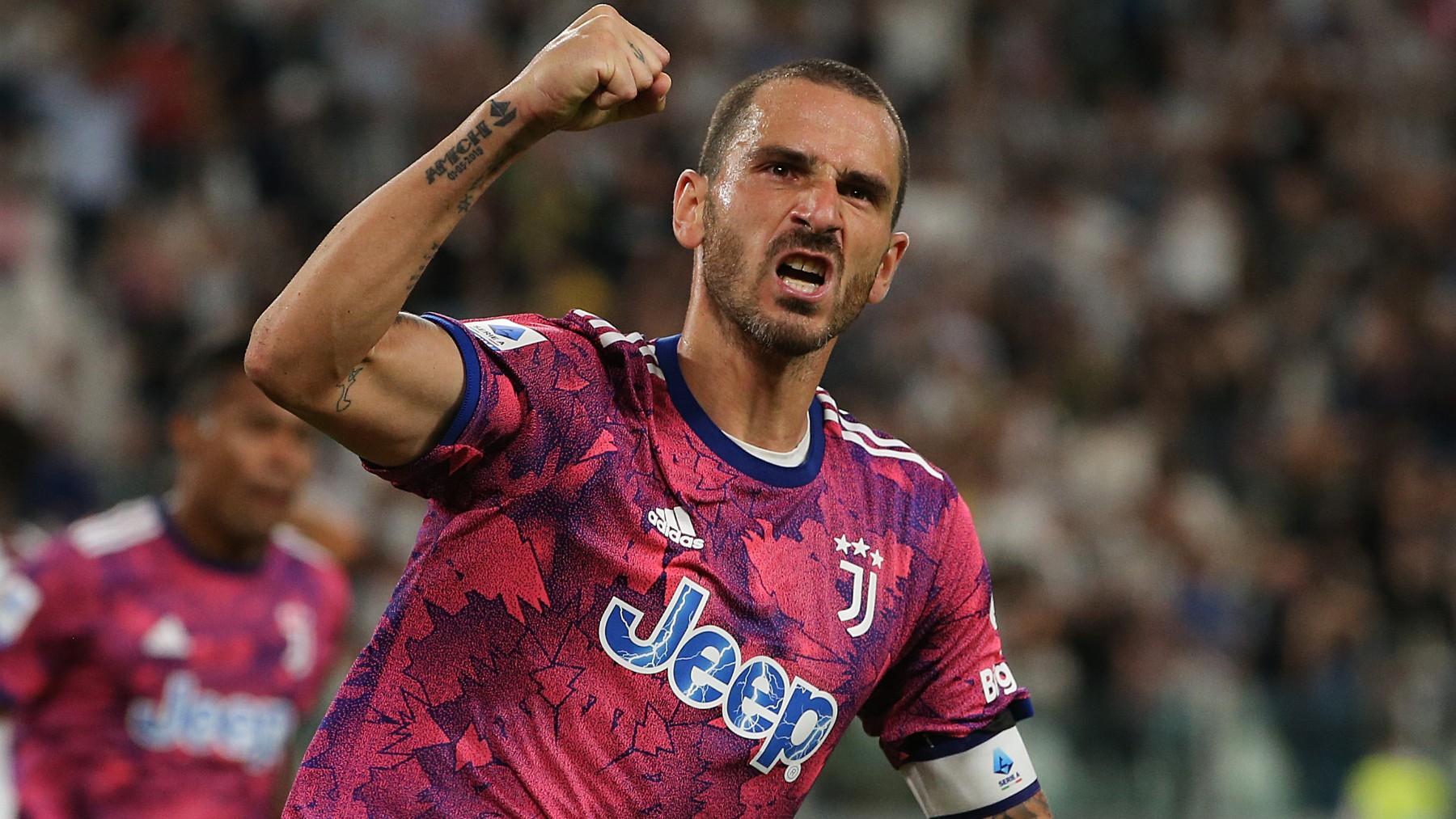 Leonardo Bonucci durante un partido con la Juventus. (Getty)