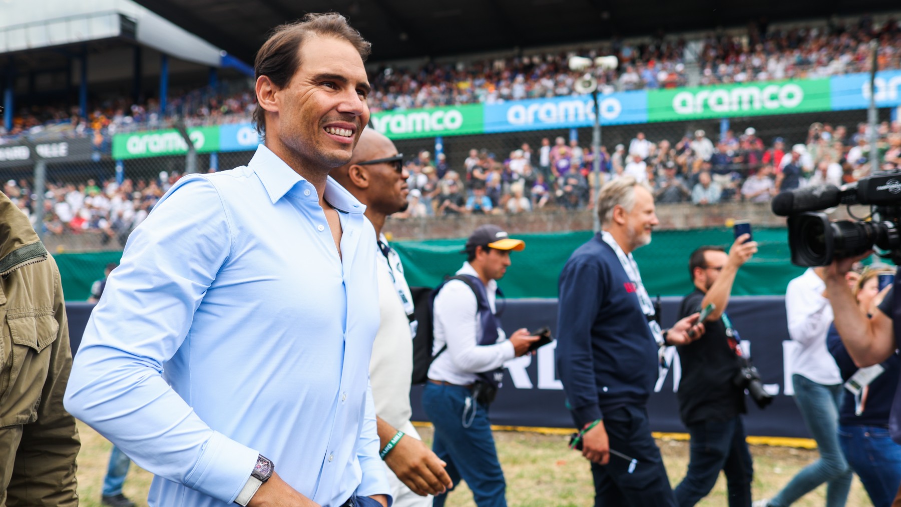 Rafa Nadal, en las 24 horas de Le Mans. (Europa Press)