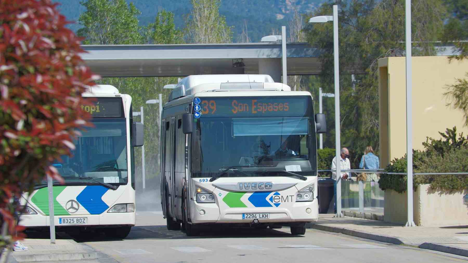 Autobuses de la EMT de Palma.
