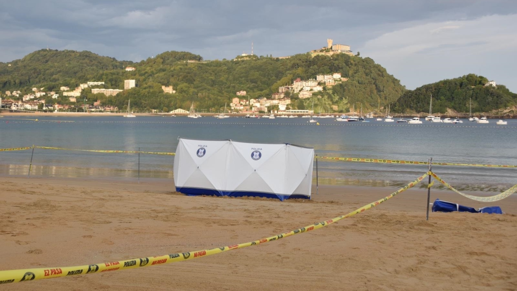 Localizan el cuerpo sin vida de un hombre en la playa de La Concha, en San Sebastián. (Foto: Ep)