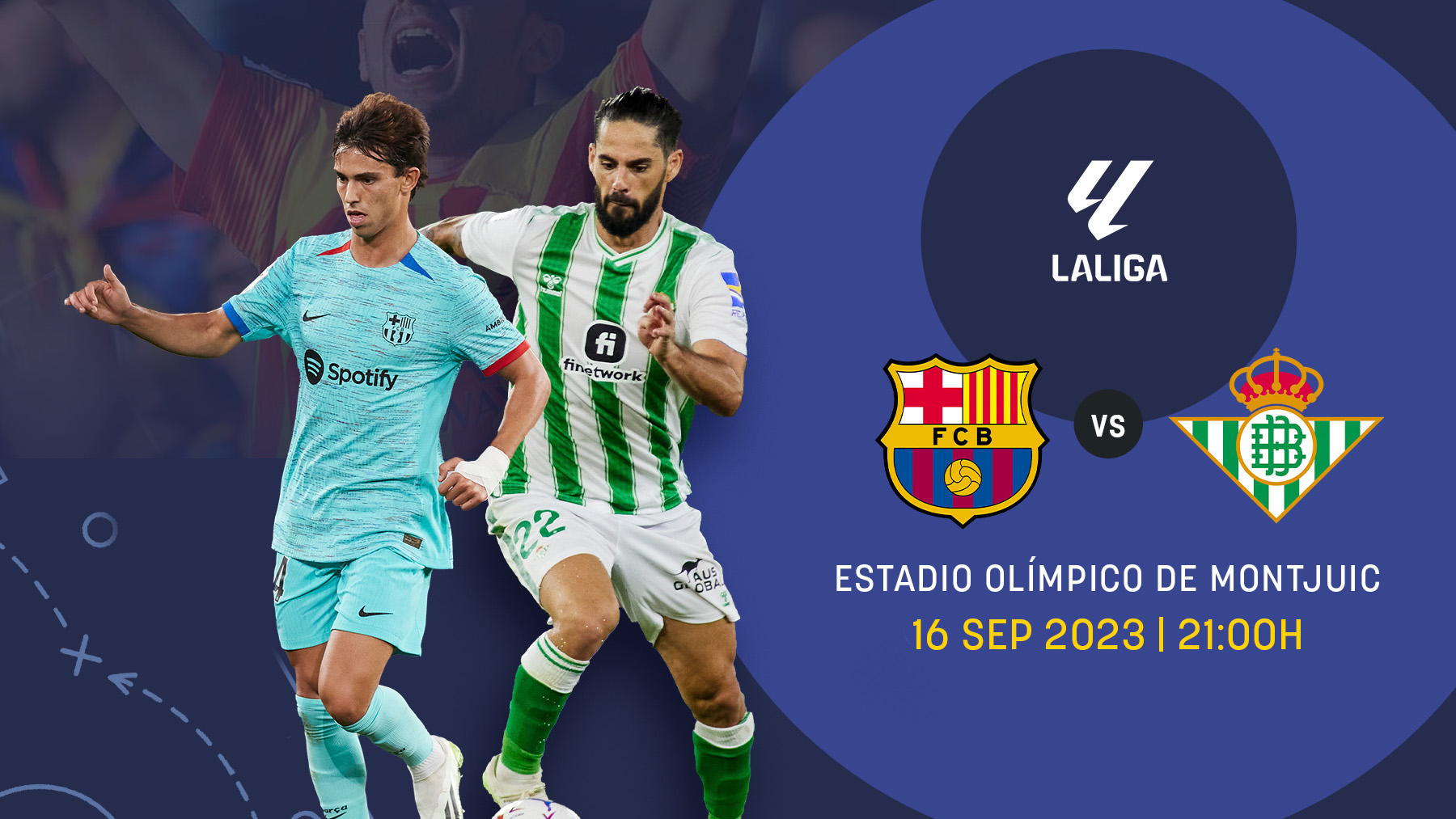 Isco llega a Montjuic.
