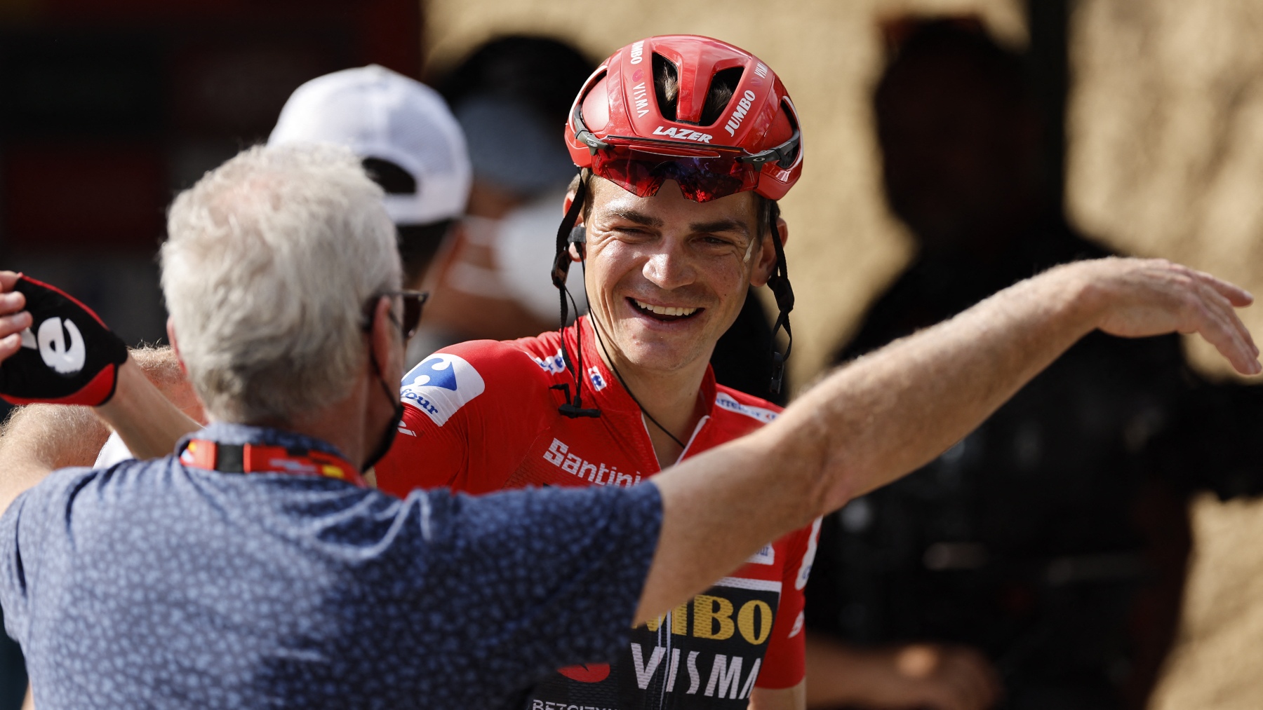 Sepp Kuss, virtual ganador de la Vuelta a España. (AFP)
