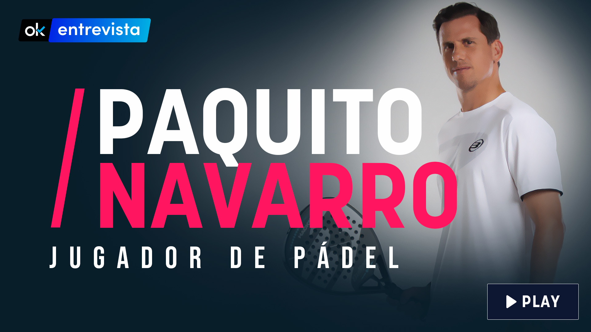 Paquito Navarro, uno de los mejores jugadores de la historia del pádel español.