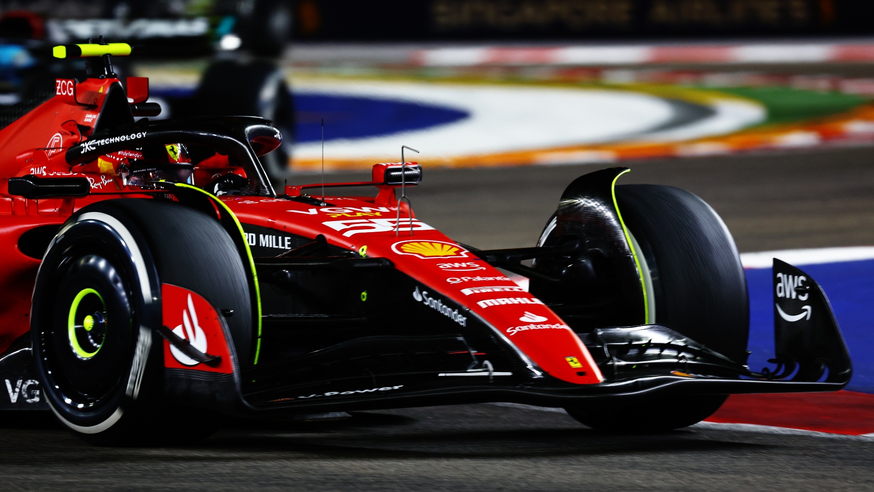 Carlos Sainz, ganador del Gran Premio de Singapur. (Getty)
