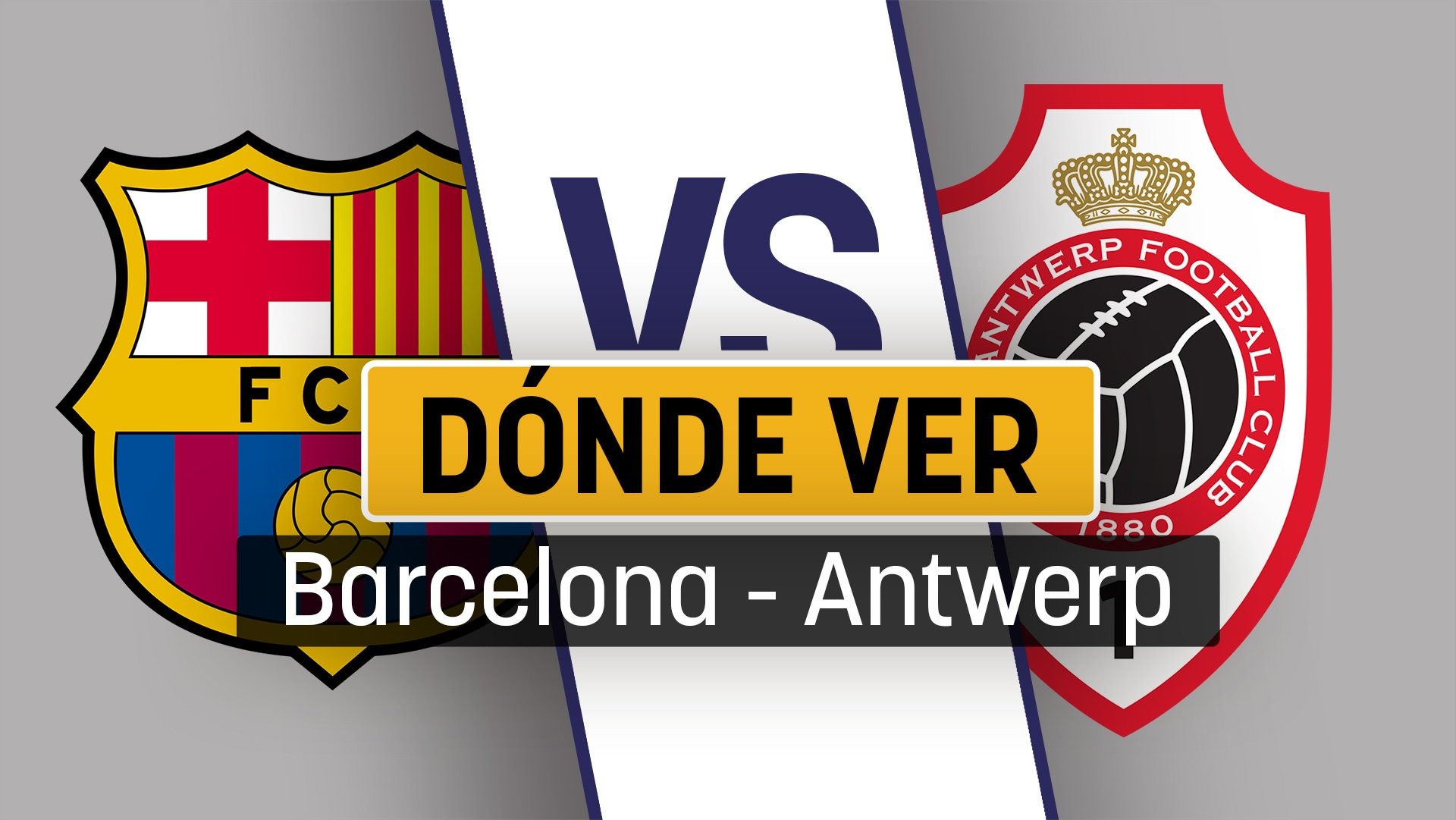 Dónde ver el partido del Barcelona hoy en la Champions League contra Antwerp por televisión y online en directo.