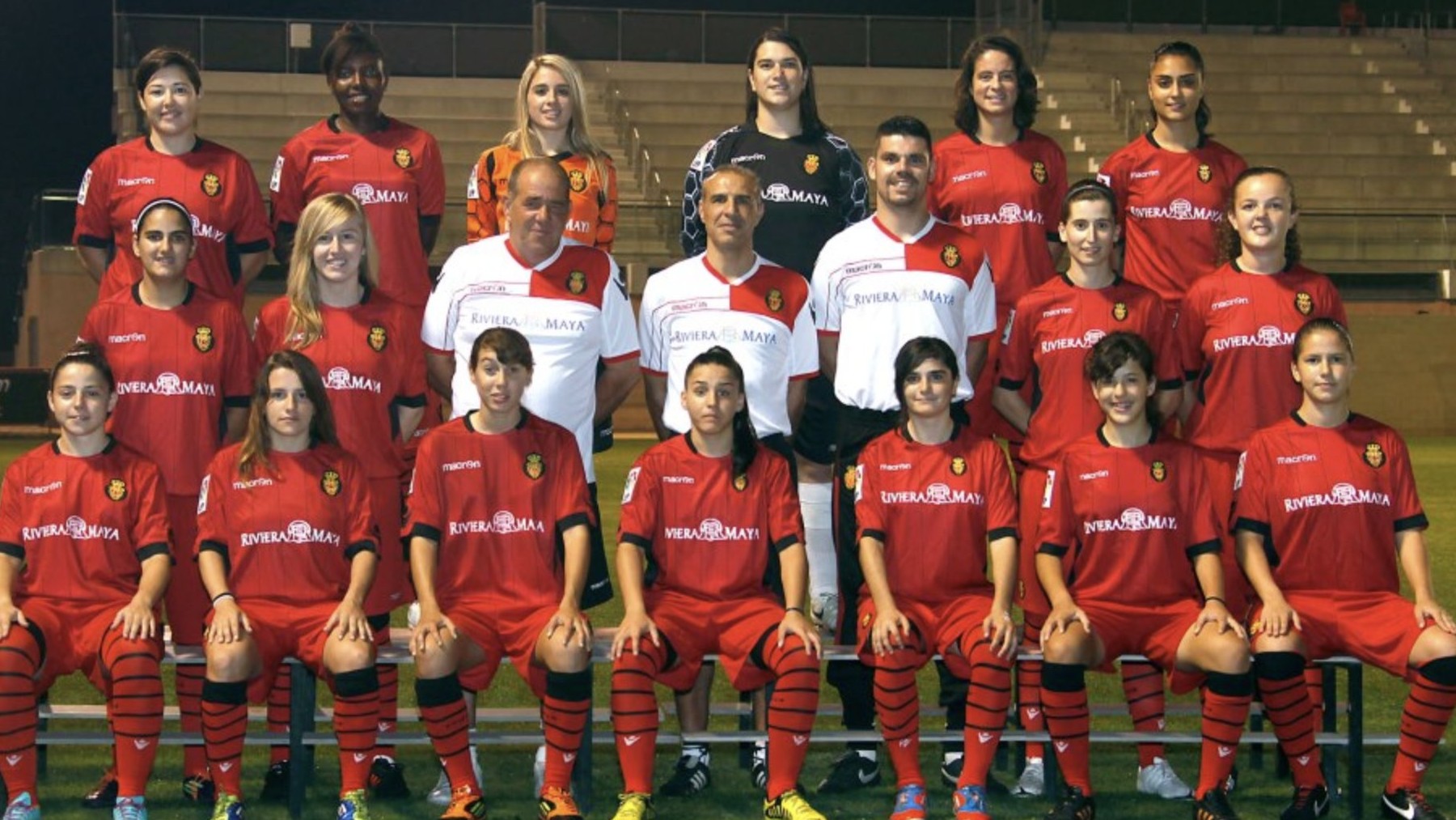 Equipo femenino del Real Mallorca en 2013