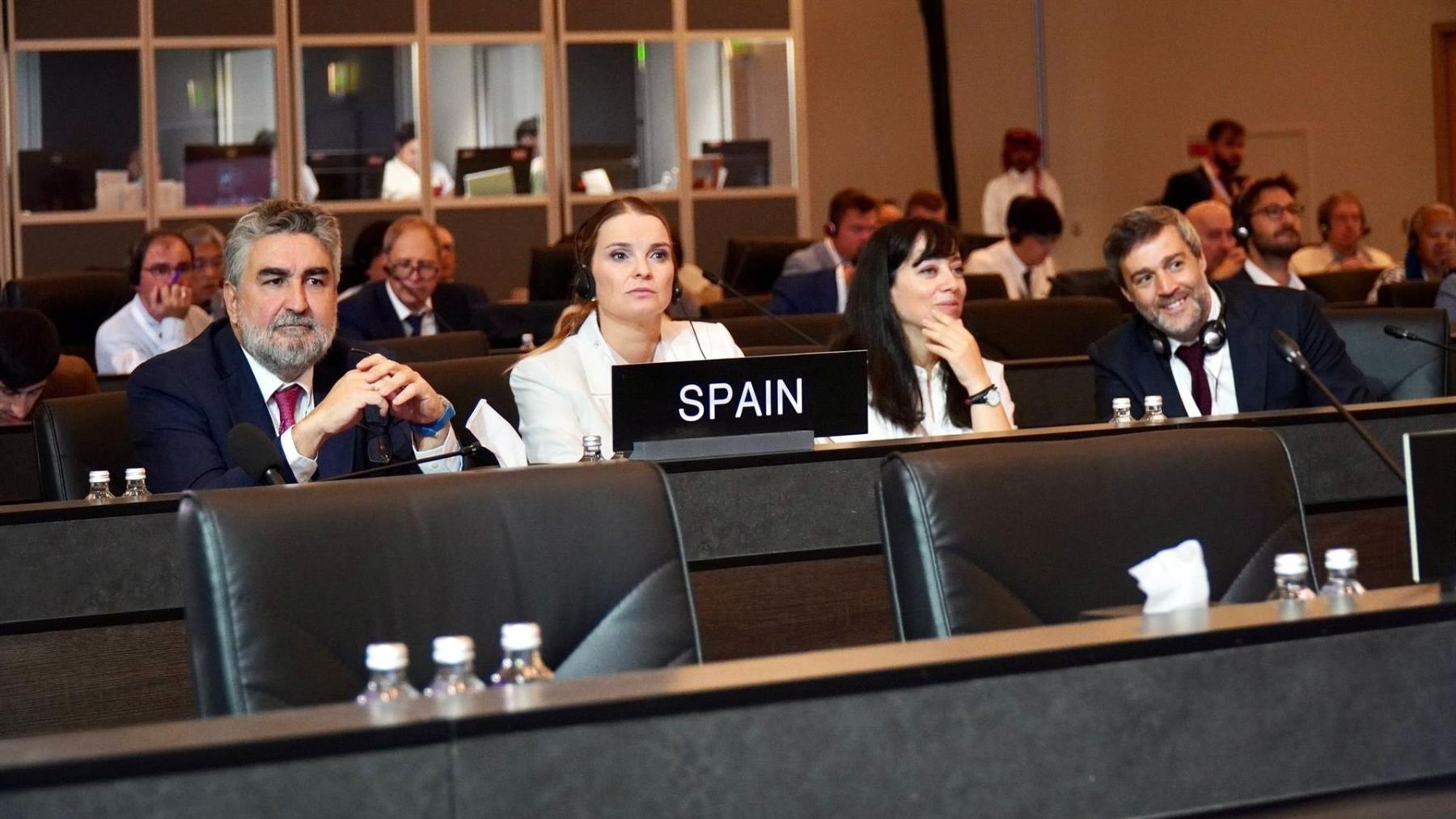 La presidenta del Govern, Marga Prohens, junto al embajador de España en la Unesco, José Manuel Rodríguez