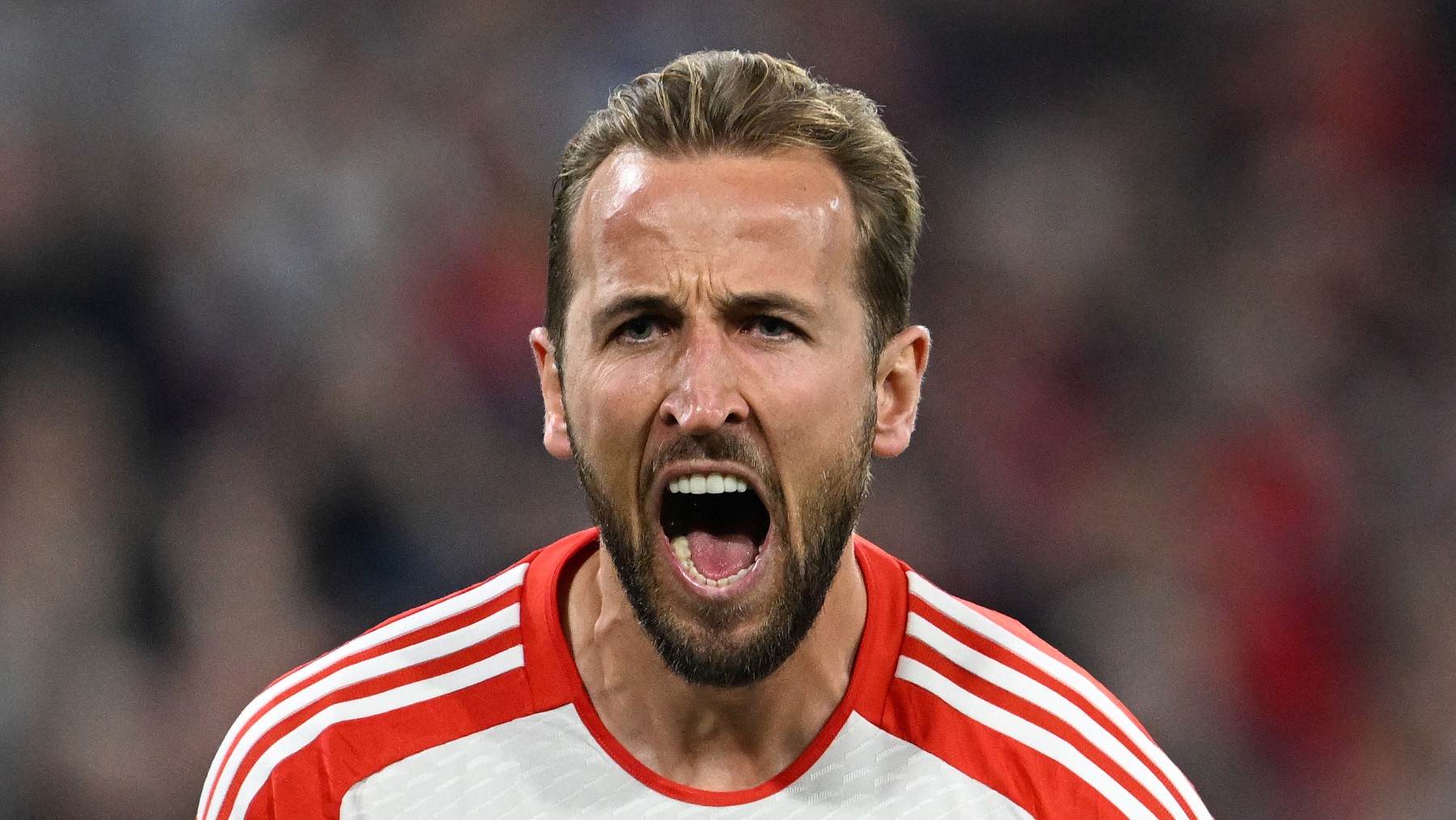 Kane celebra un gol con el Bayern. (AFP)