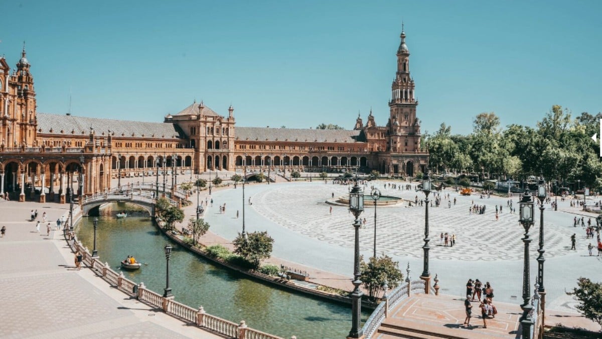 La Plaza de España de Sevilla.