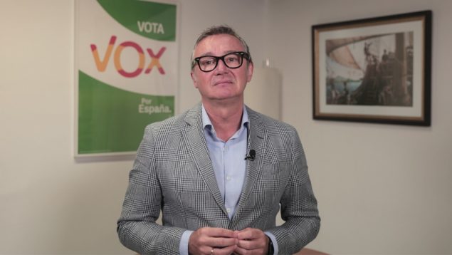 El portavoz parlamentario de Vox en Andalucía, Manuel Gavira.