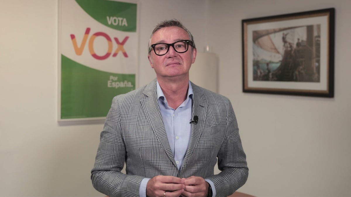 El portavoz parlamentario de Vox en Andalucía, Manuel Gavira.