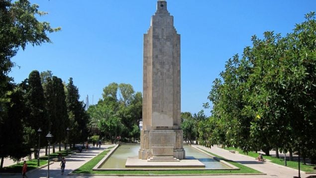 Monumento al Crucero Baleares en Sa Feixina.