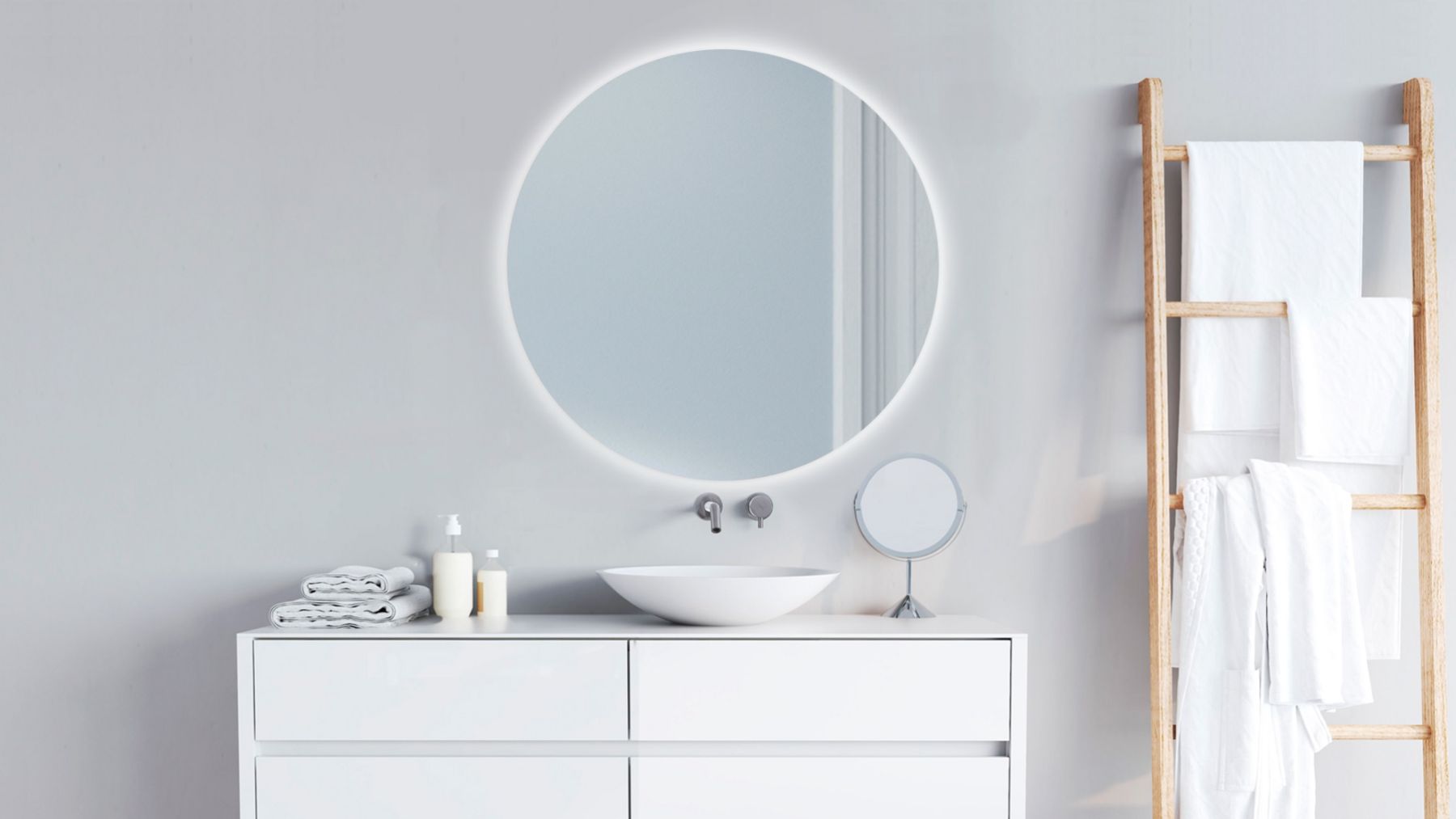 Es tendencia en Leroy Melin: los espejos con luces LED para modernizar el  baño y el