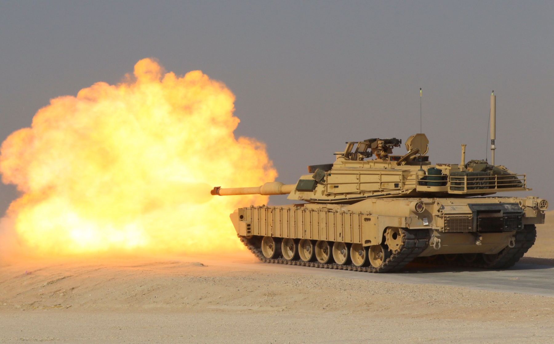 Carro de combate estadounidense modelo Abrams.