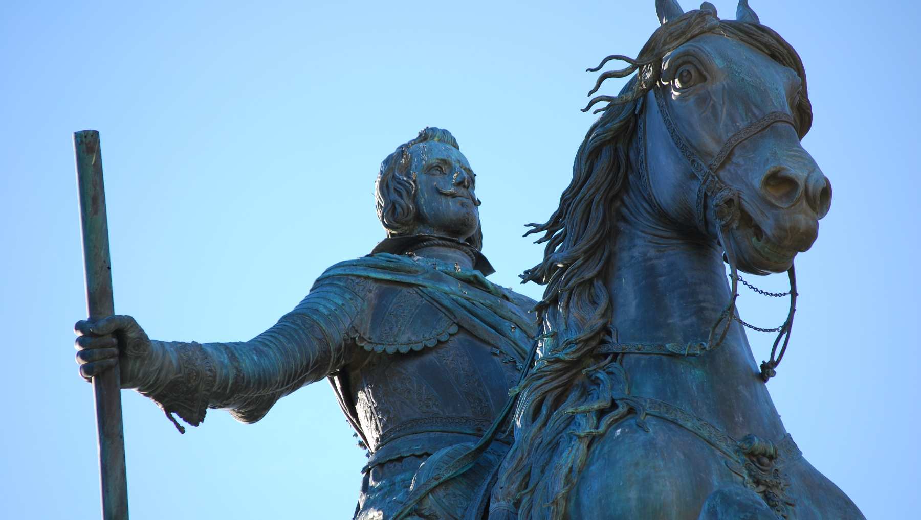 Estatua a caballo de Felipe IV