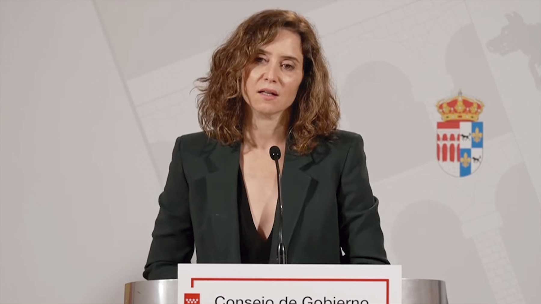 La presidenta de la Comunidad de Madrid, Isabel Díaz Ayuso.
