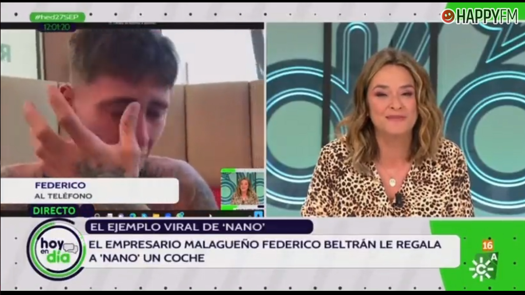 El gesto más bonito: regalan un coche a Nano, el joven viral por tener dos trabajos