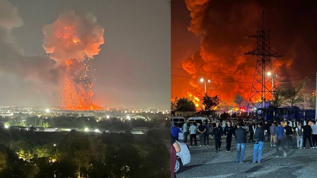 explosión aeropuerto Uzbekistán