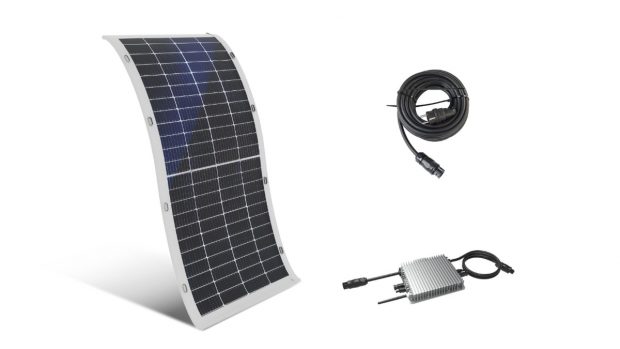 kit Panel solar flexible