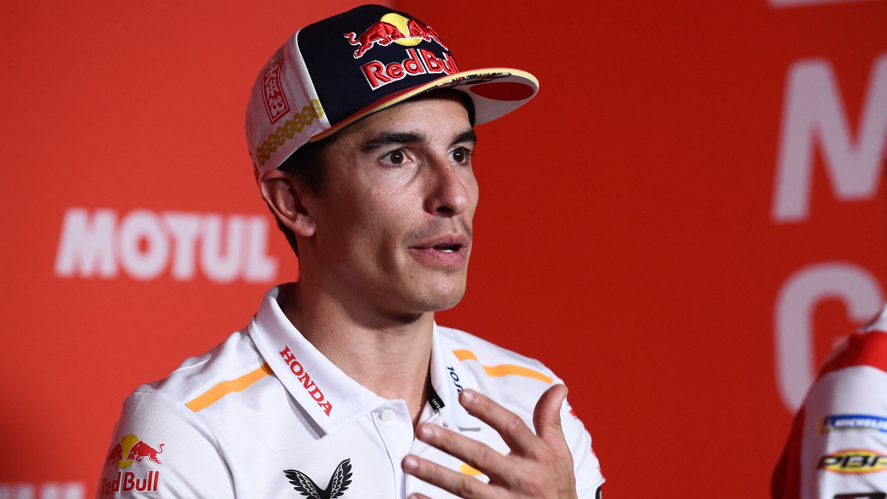 Márquez en rueda de prensa del GP de Japón. (AFP)