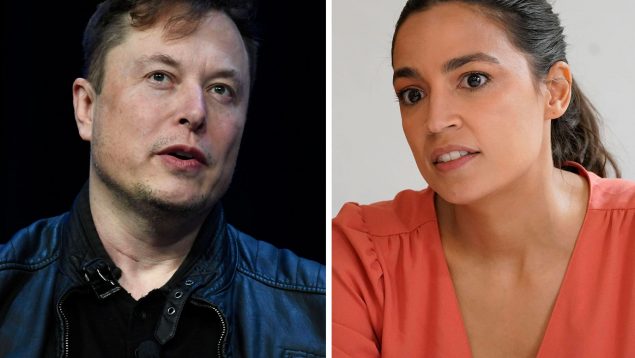 Elon Musk y Ocasio Cortez