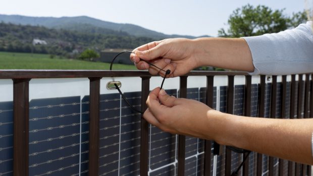 Seguridad Panel solar flexible
