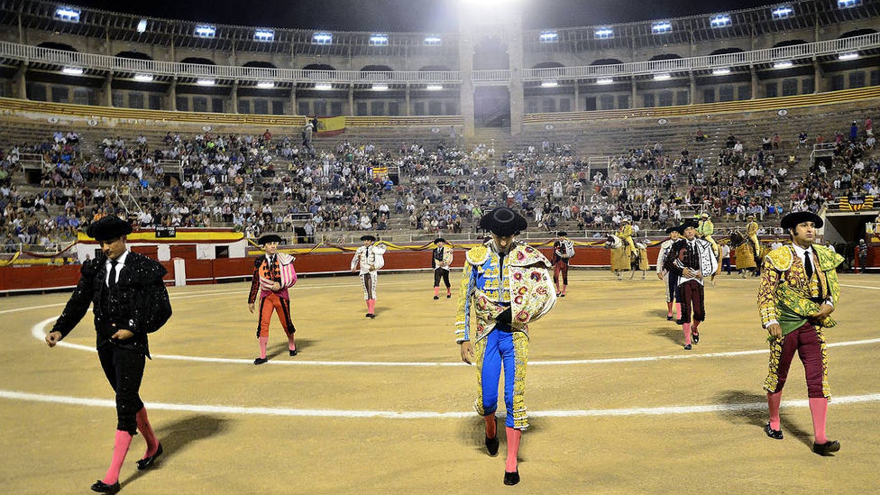 Imagen de una corrida de toros celebrada en Palma.