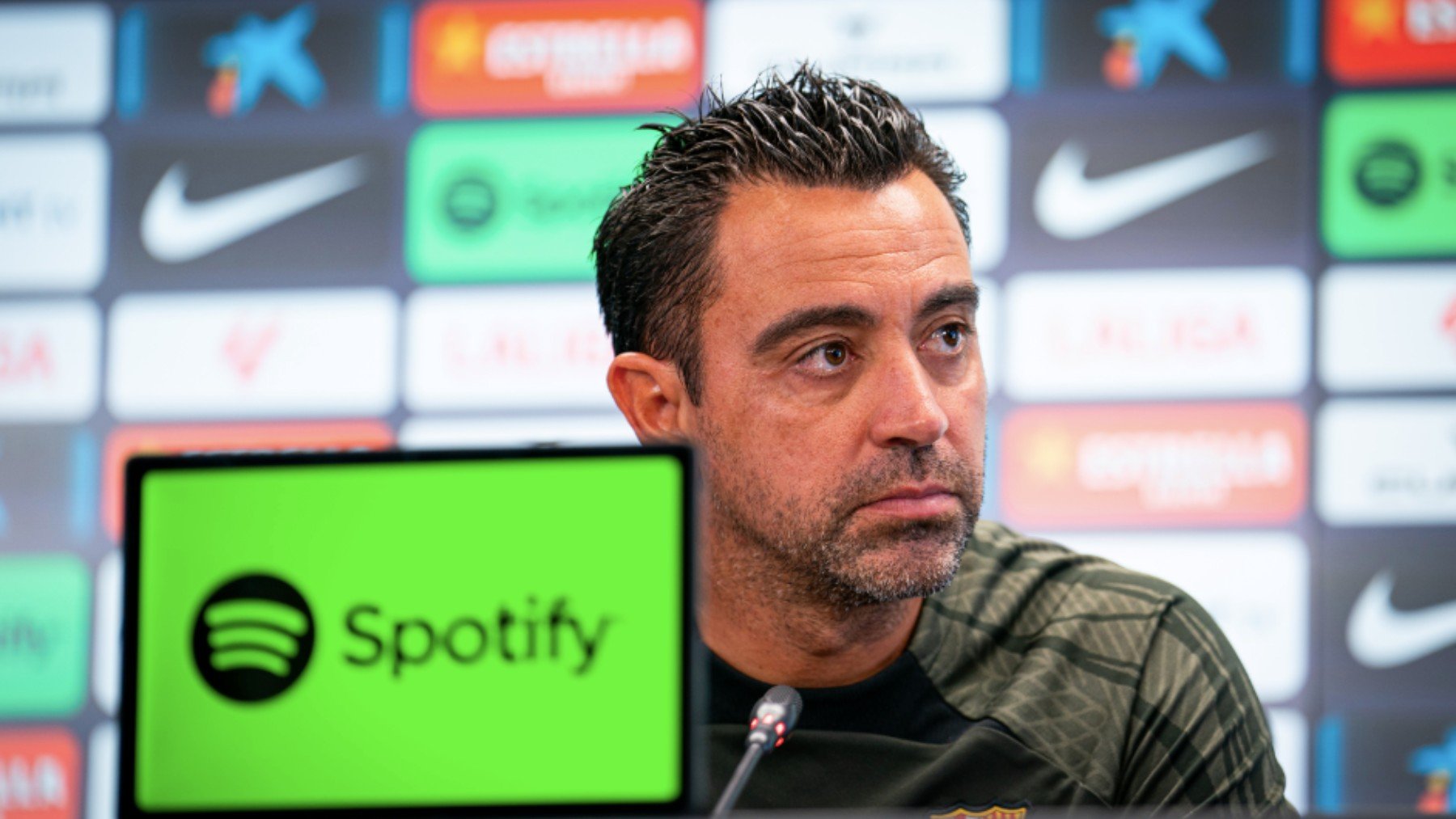 Xavi Hernández en rueda de prensa. (FC Barcelona)