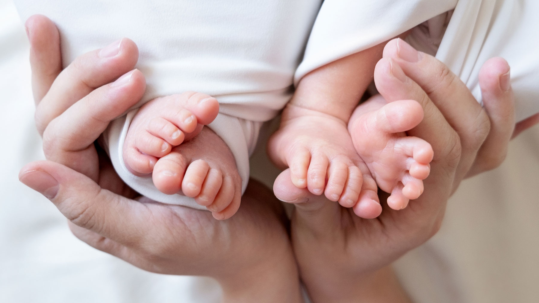 Los partos múltiples ocurren sólo en aproximadamente 3 de cada 100 nacimientos.