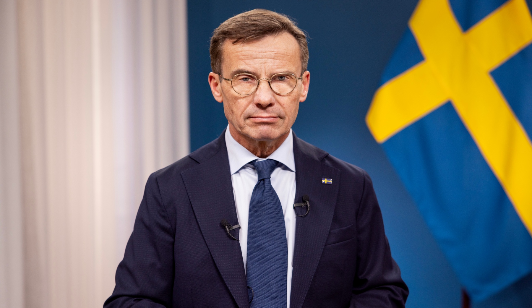 El primer ministro sueco, Ulf Kristersson.