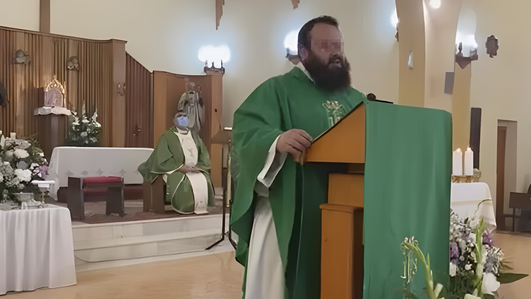 El sacerdote acusado de agresión sexual en una de sus últimas homilías