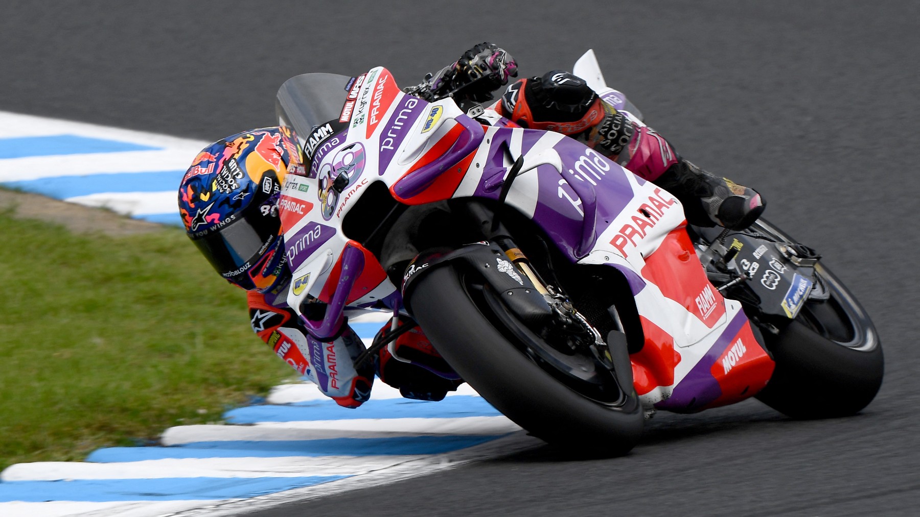 Jorge Martín durante el GP de Japón de MotoGP. (AFP)