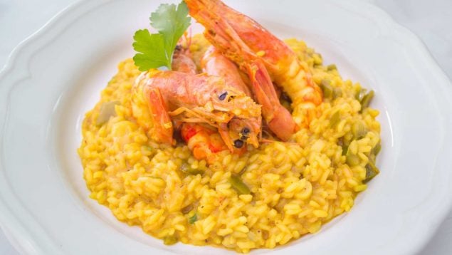 Arroz con marisco