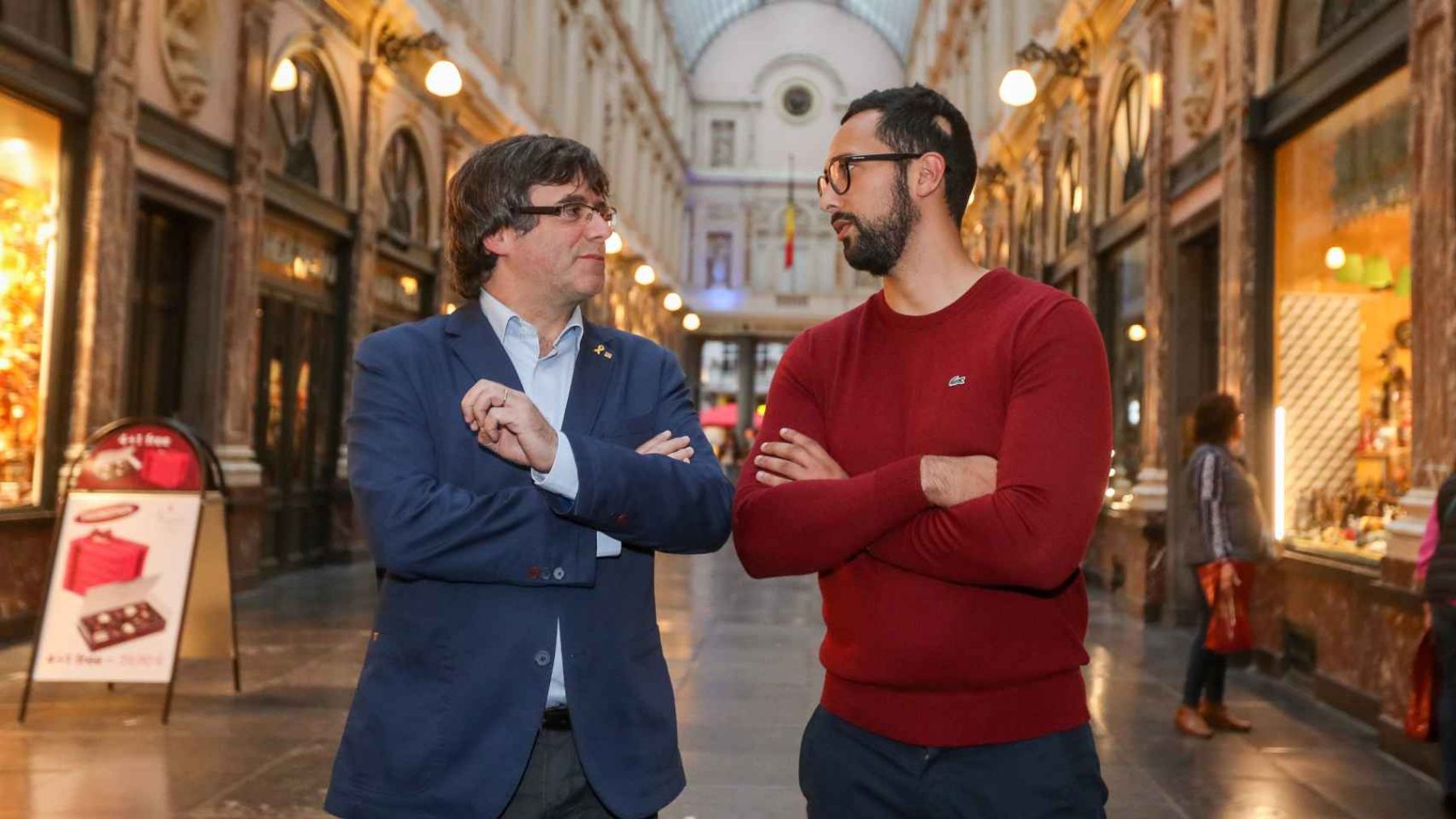 Carles Puigdemont y Valtonyc.