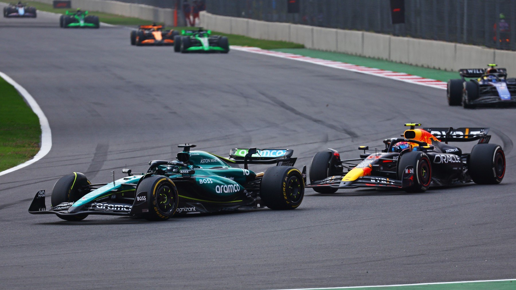 Imagen de una carrera de esta temporada en la F1. (Getty)