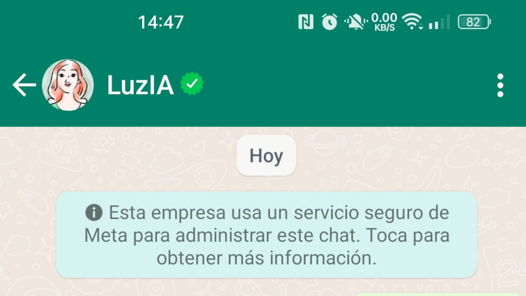 Así es LuzIA y cómo tenerla en tu whatsapp