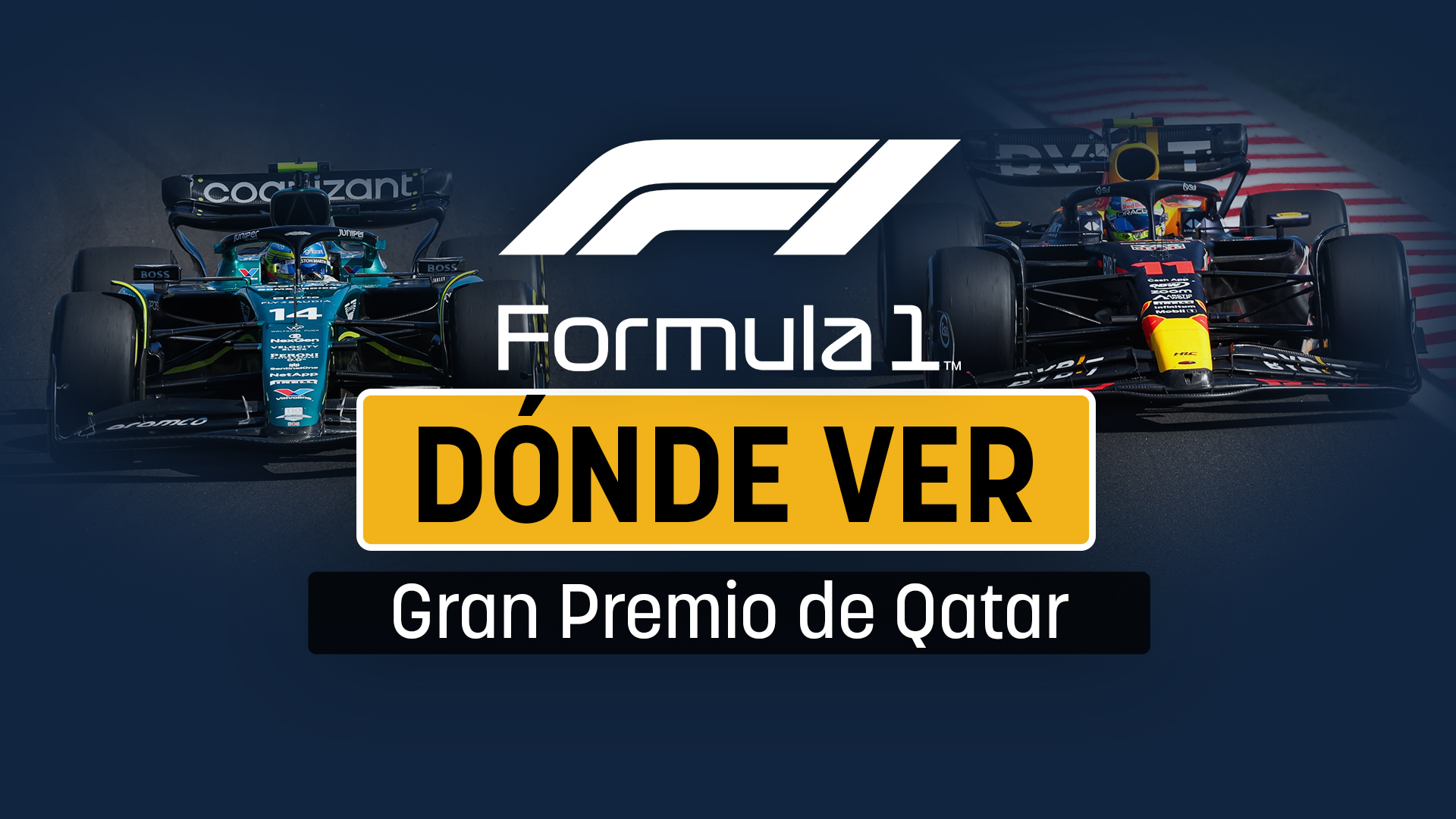 Dónde ver la F1 2023 hoy en directo y cómo ver online y por televisión la carrera de Fórmula 1 en Qatar.