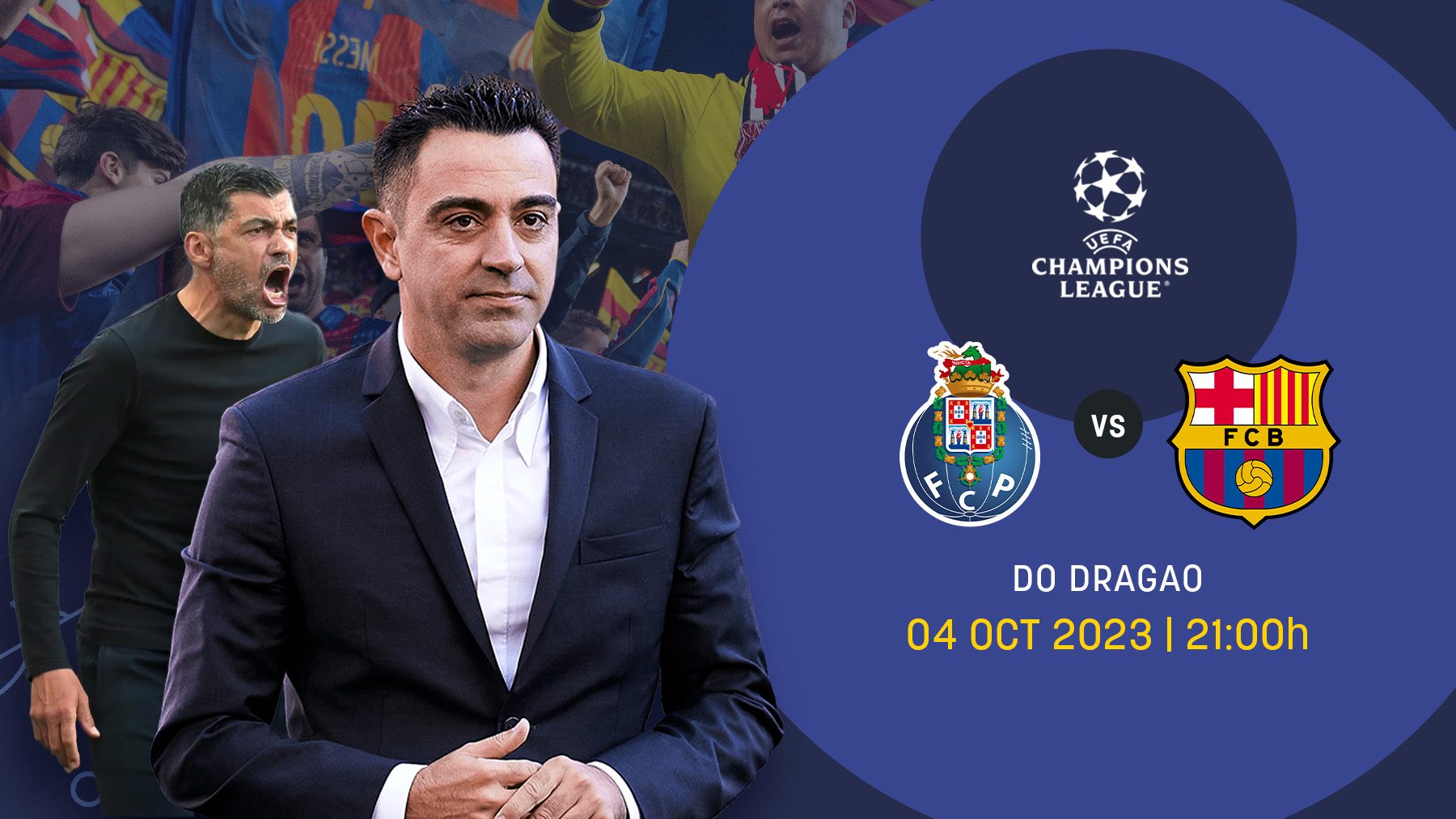 Xavi se pone a cien en Oporto