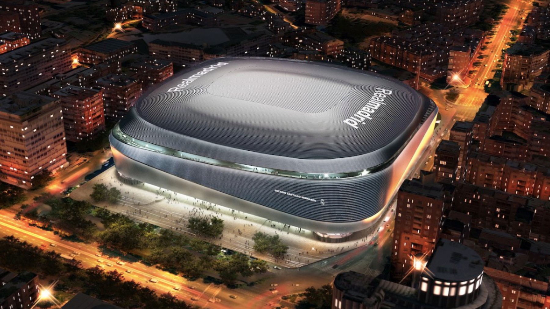 Estadio Santiago Bernabéu.