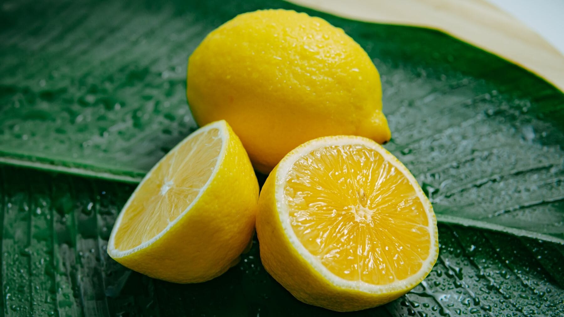 Helado de limón.