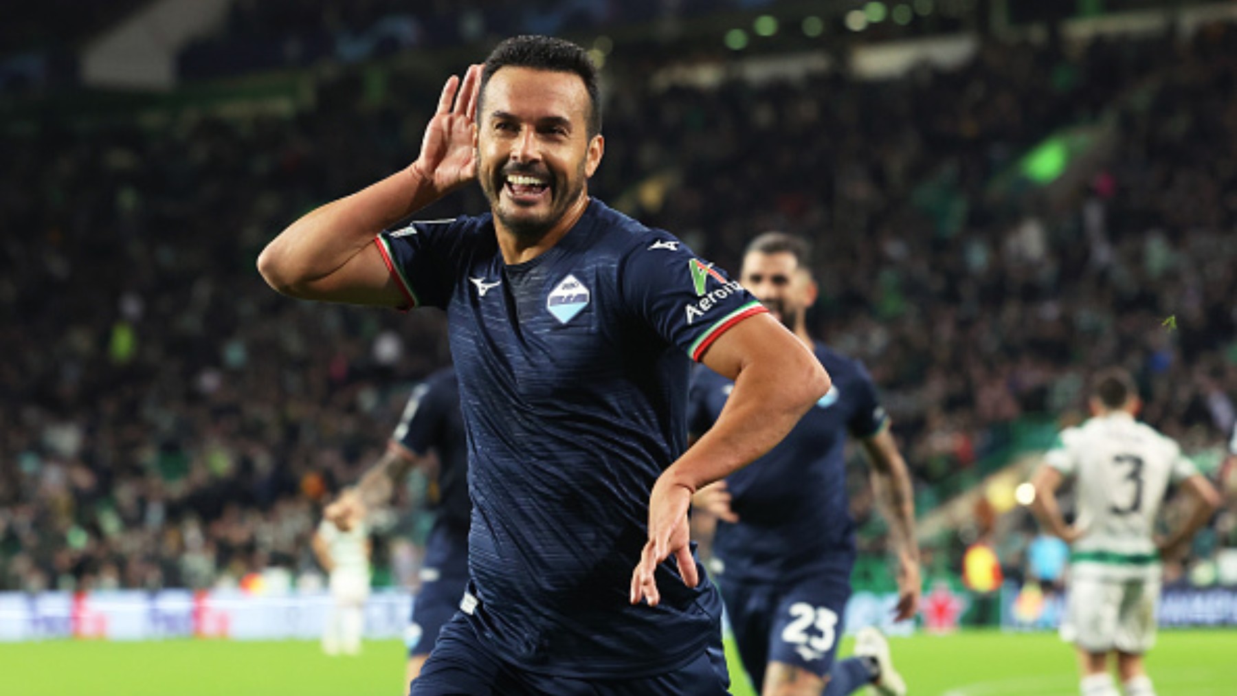 Pedro celebra el gol de la victoria. (Getty)