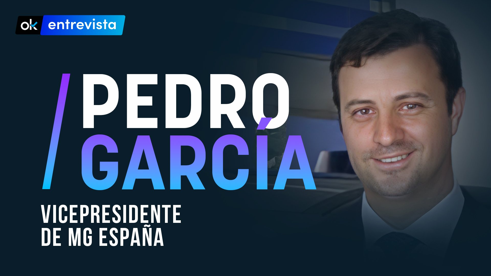 Pedro García, vicepresidente de MG España
