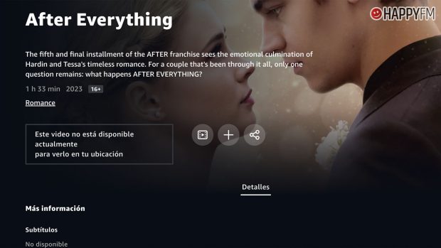'After Everything' en Amazon Prime Video.