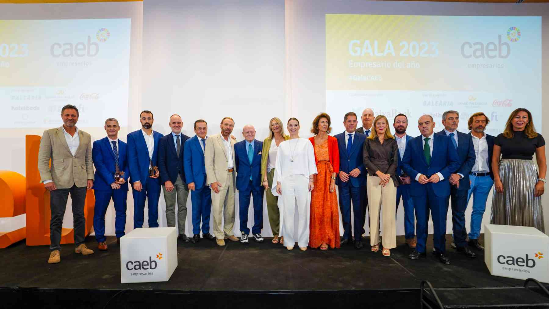 La presidenta de CAEB, Carmen Planas, en la Gala del Empresario 2023 ante 400 personas en el Hotel Grand Palladium Palace de Ibiza.