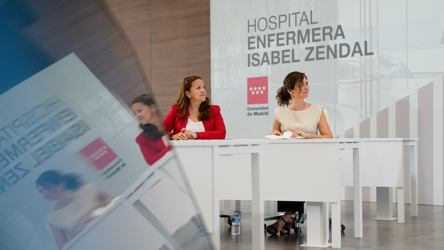 La presidenta Isabel Díaz Ayuso ha presentado la “nueva vida” del Hospital público Enfermera Isabel Zendal.